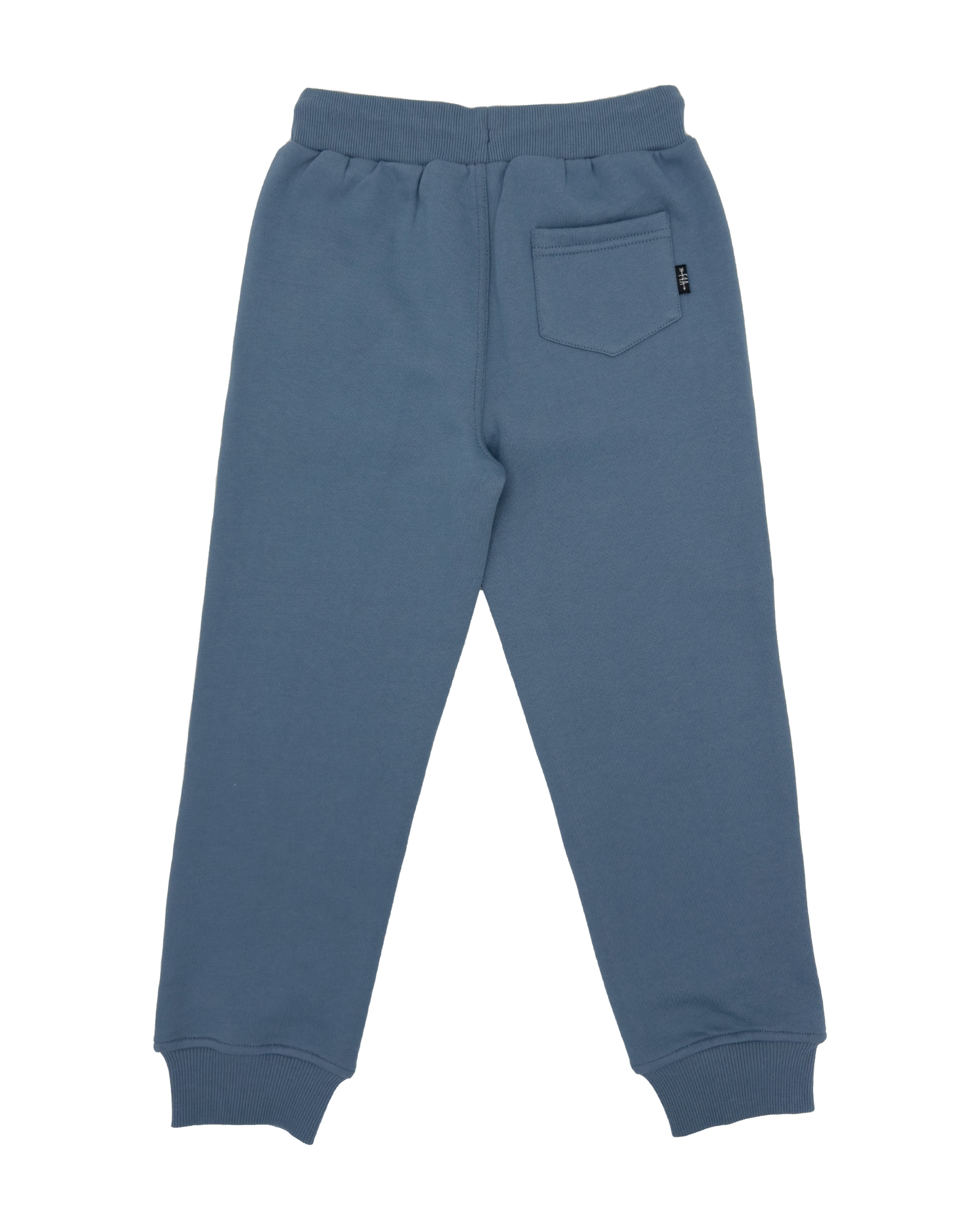 Feather 4 Arrow Icon Fleece Jogger in Slate Blue