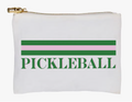 Toss Designs Green & Pink Pickleball Cosmetic Bag