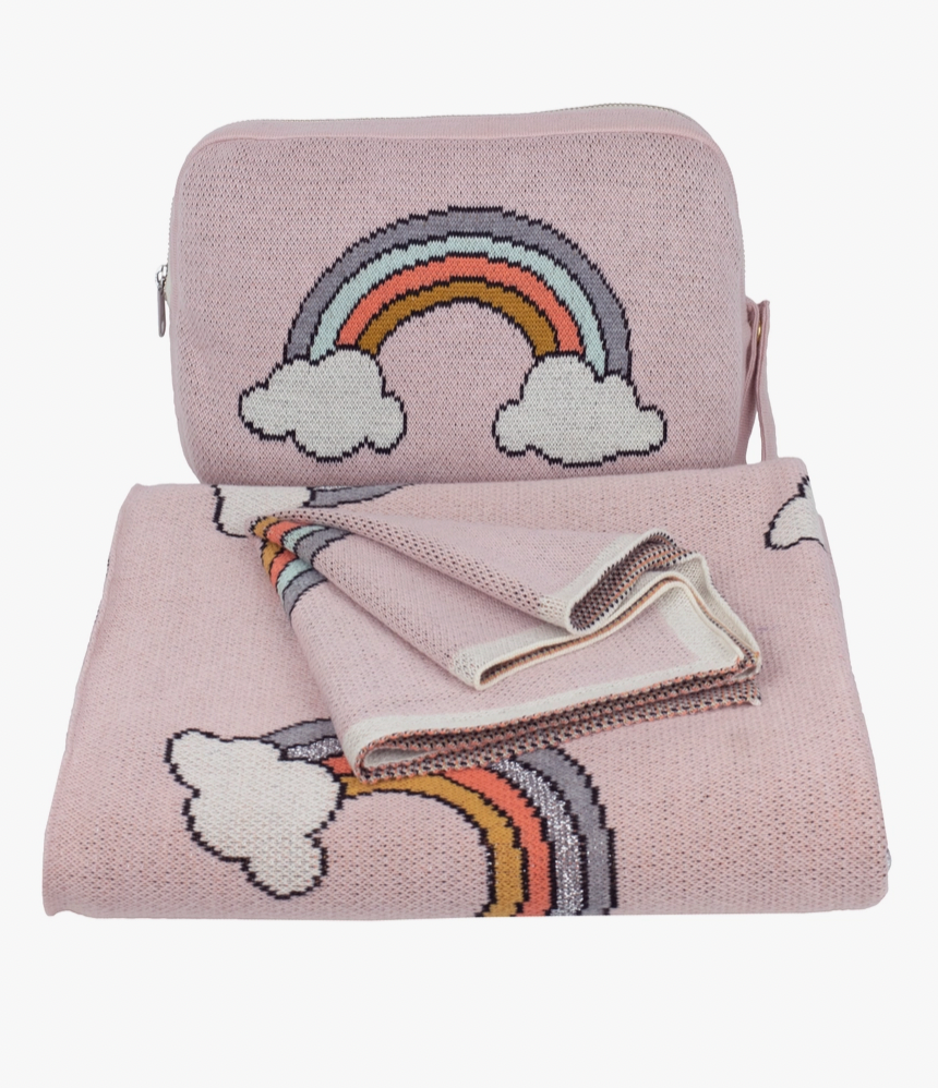 Pink Lemonade Pink Rainbow Baby Blanket Set