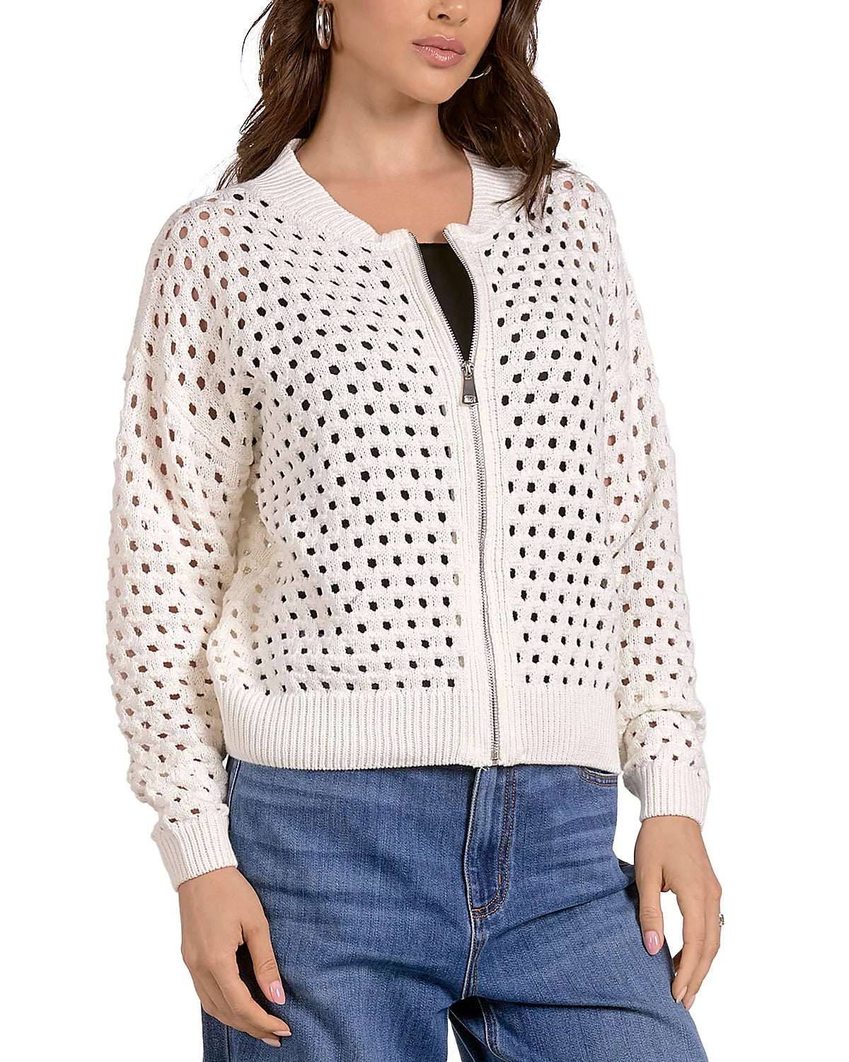 Elan Cardigan White
