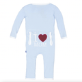 KicKee Pants Pond I Love Mom Applique Coverall