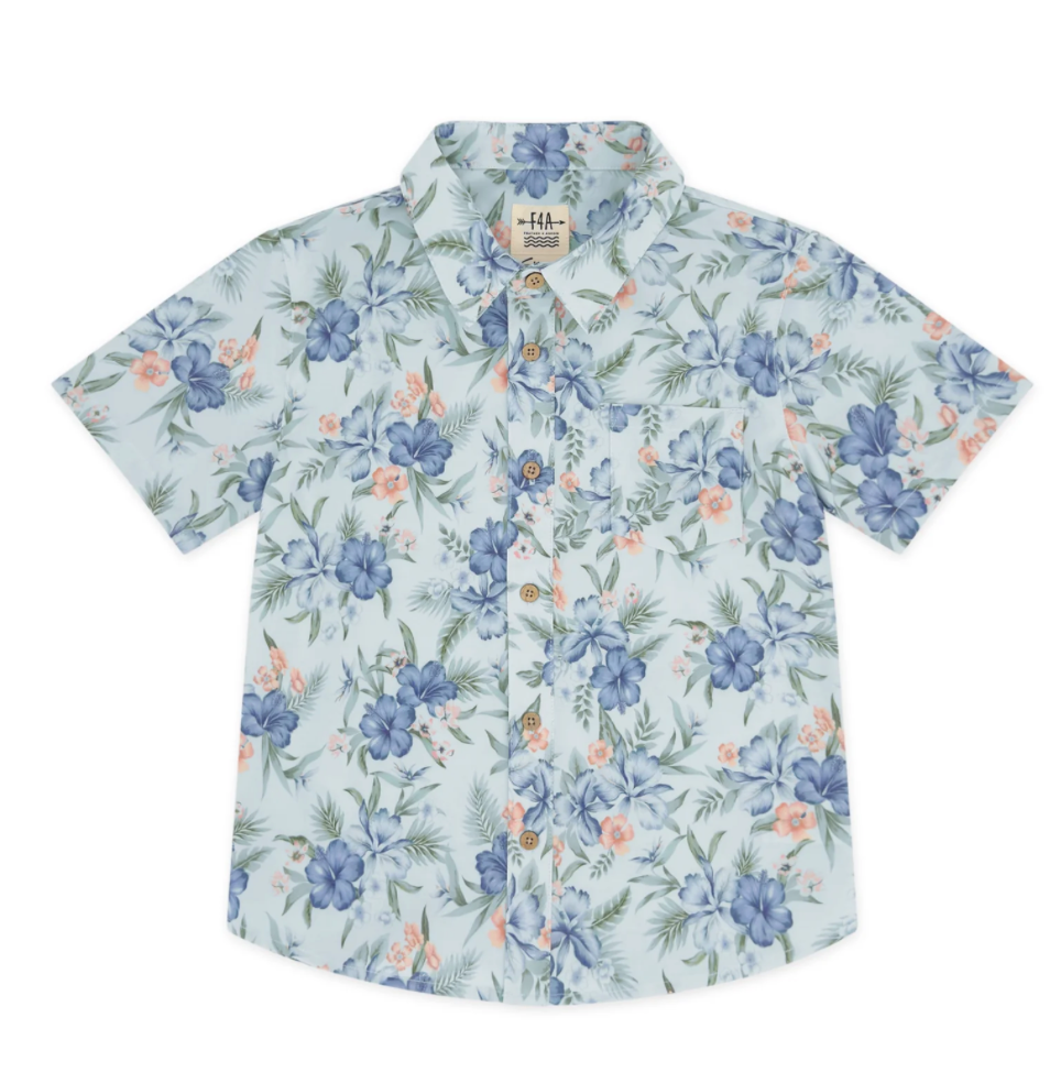 Feather 4 Arrow Button Down - Paradise