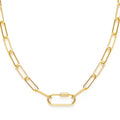 Amano Studio paperclip Chain with Carabiner Clasp
