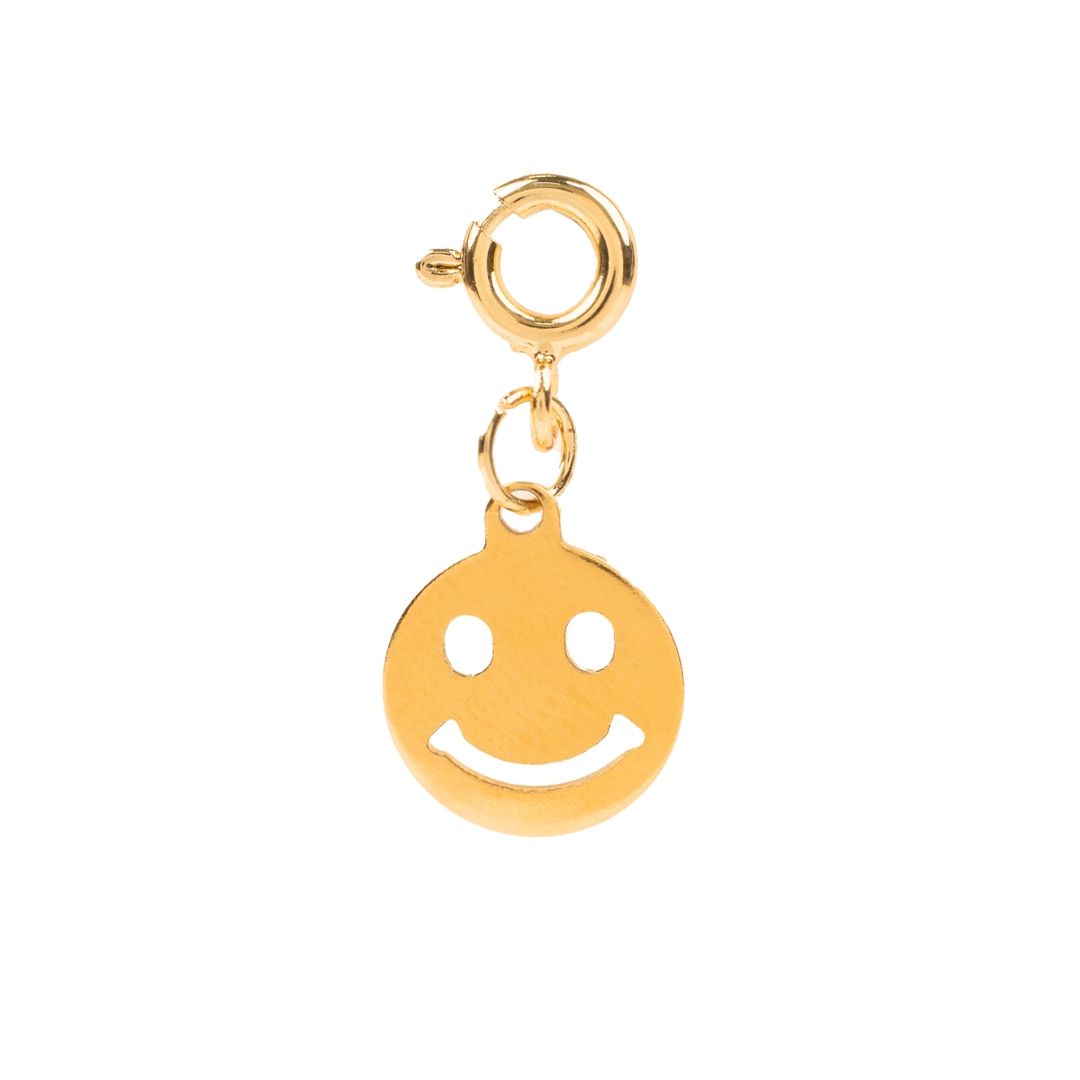 Happy Smiley Face Minimalist Charm
