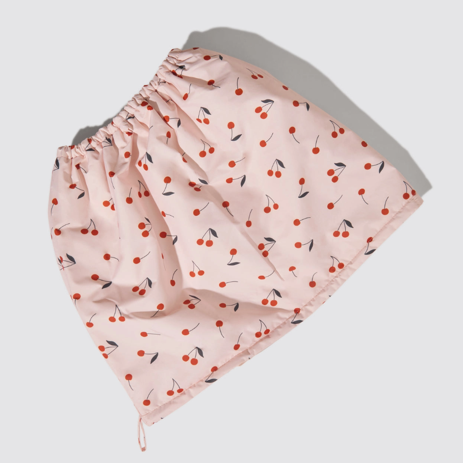 Kitsch - Satin-Lined Flexi Shower Cap - Cherry Print