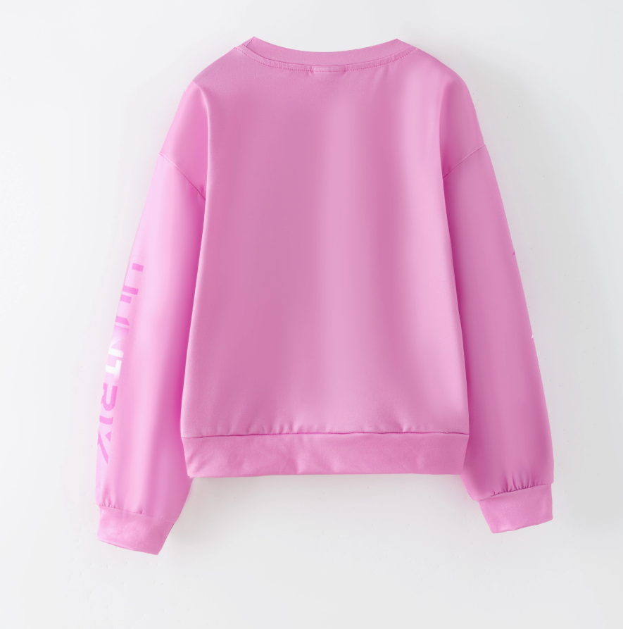 Auraquise - Girls Spring K-Pop Demon Hunter Print Sweatshirt Collection