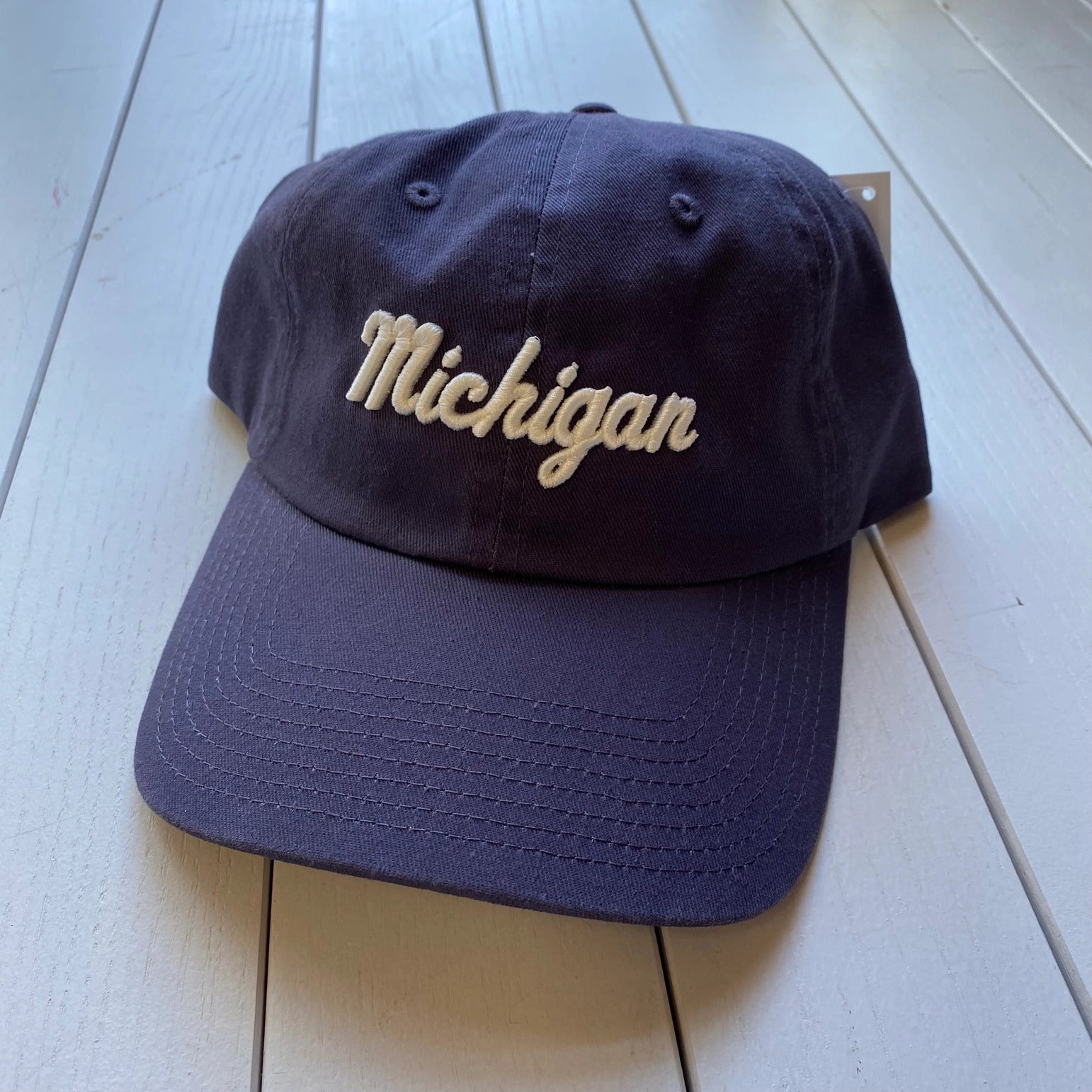 Michigan Script Hat (Indigo)