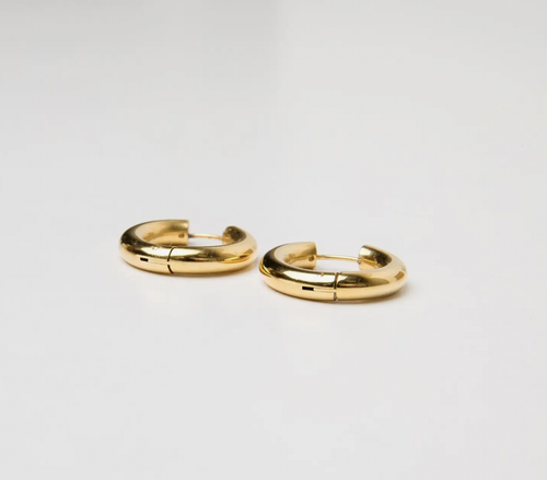 Brenda Grands Jewelry Candongas Gold Hoops- Large