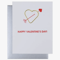 Chez Gagne Happy Valentine's Day Heart Paperclip Card