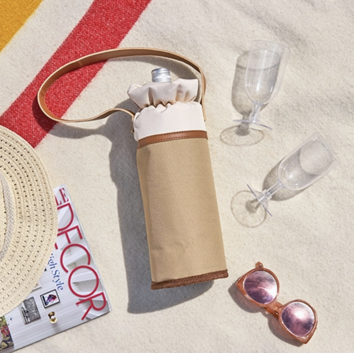 Twine Insulated Wine Tote