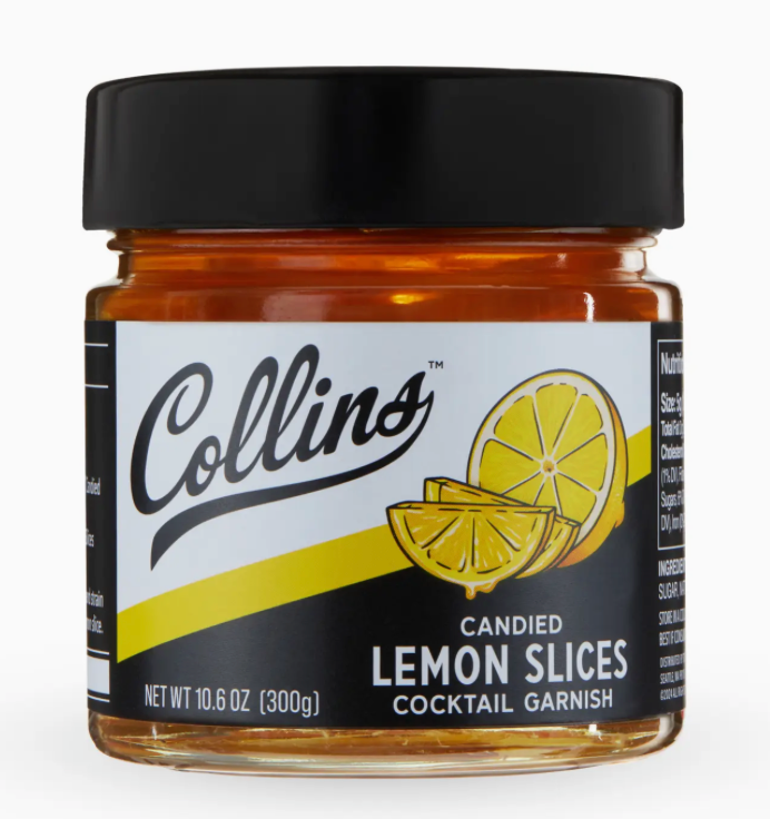 Collins Candied Lemon Slices in Syrup 10.6 oz