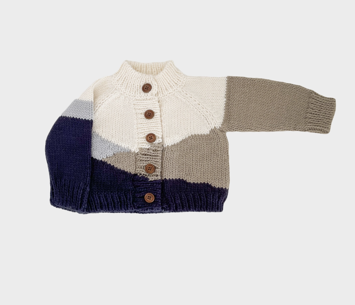 The Blueberry Hill Sunset Cardigan in Navy