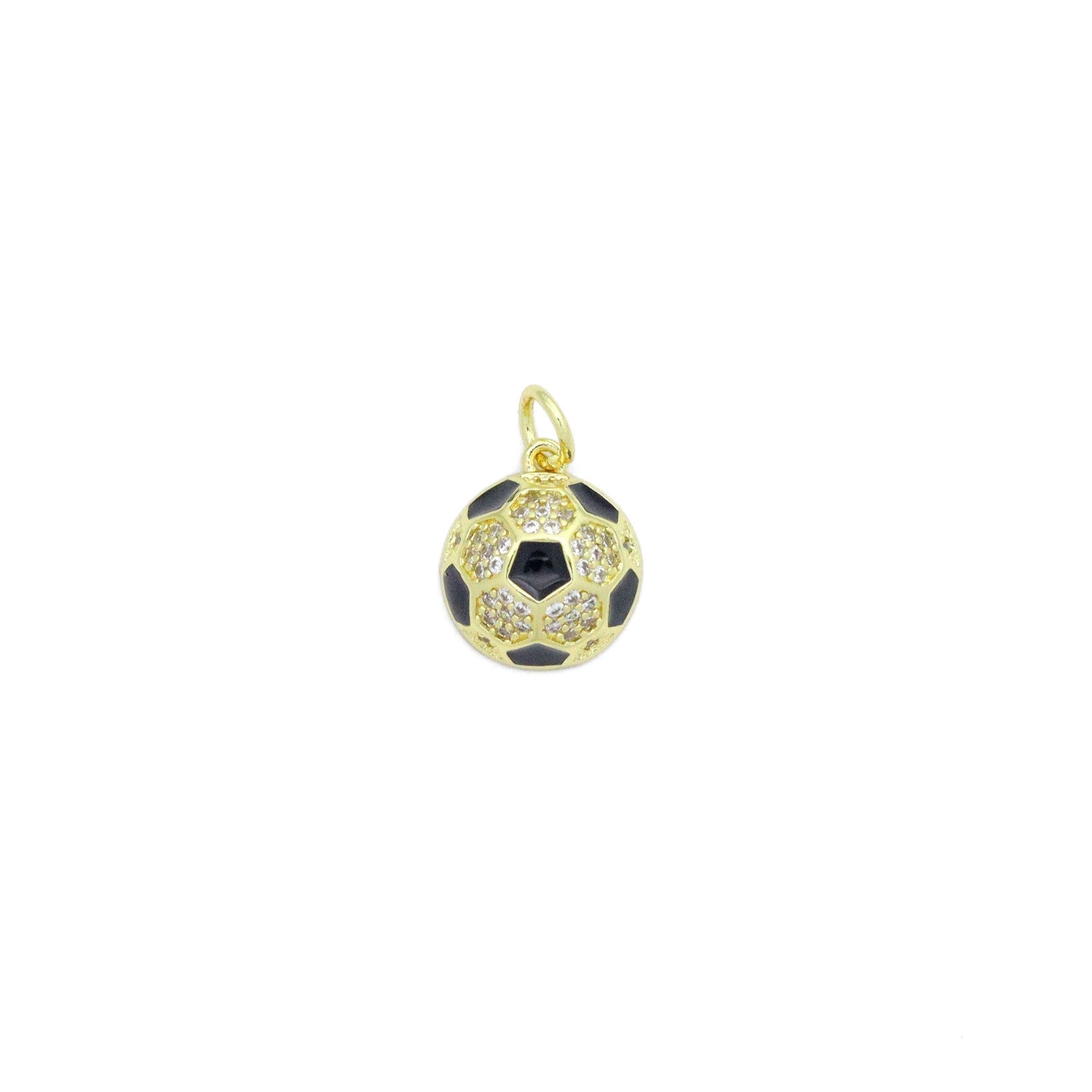 Gold Soccer Ball Charm