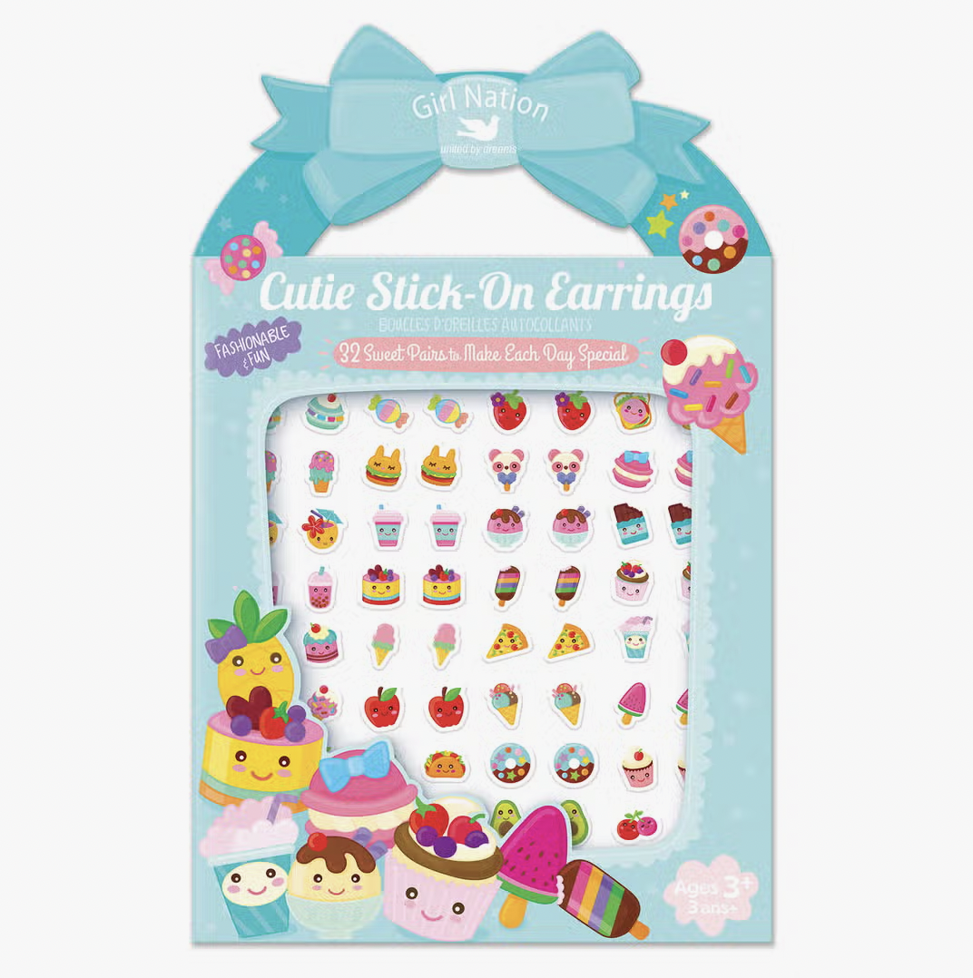 Girl Nation Sweets & Treats Stick-On Earrings