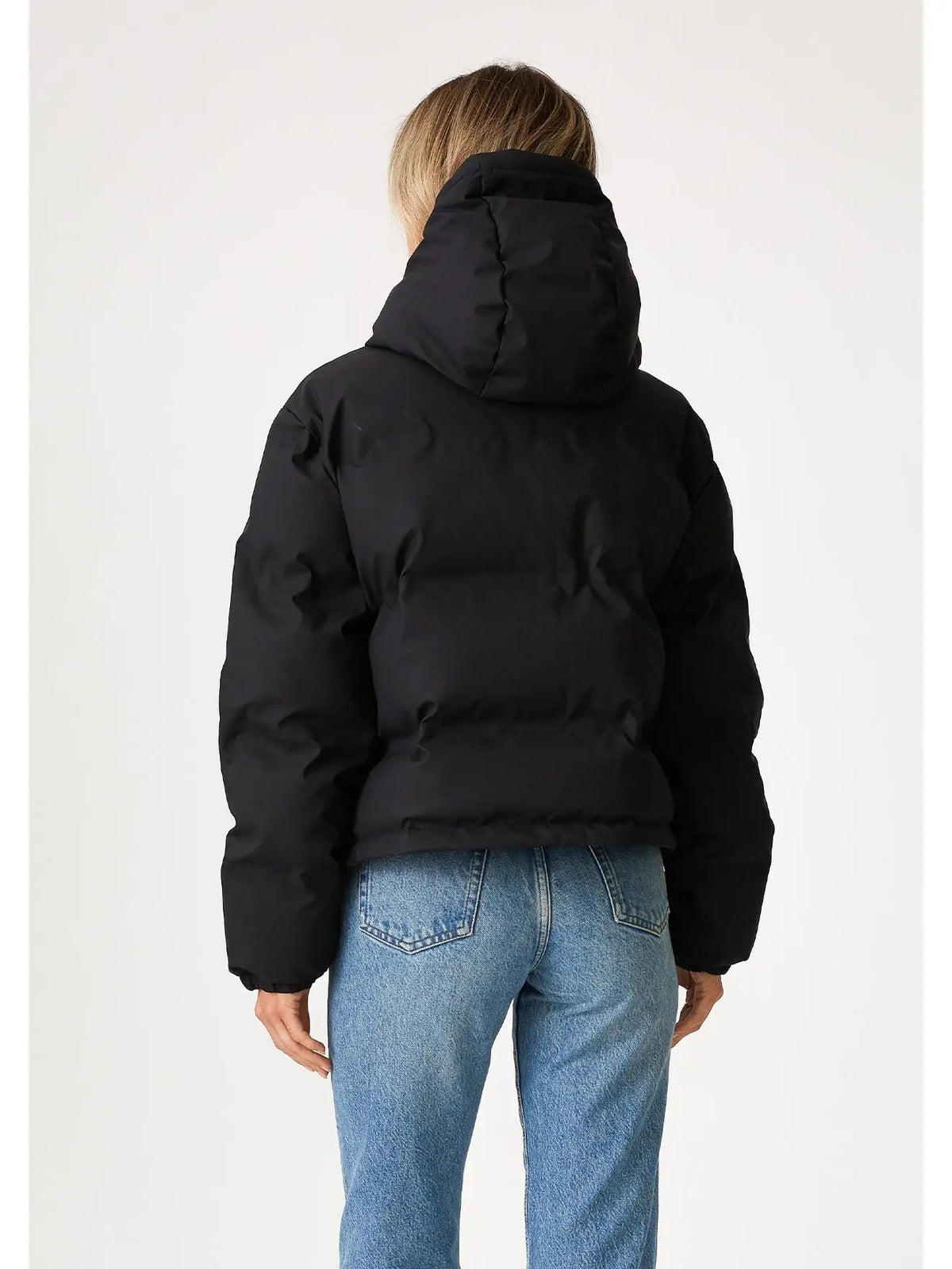 Lovestitch Long Sleeve Zip-Up Hooded Puffer Jacket